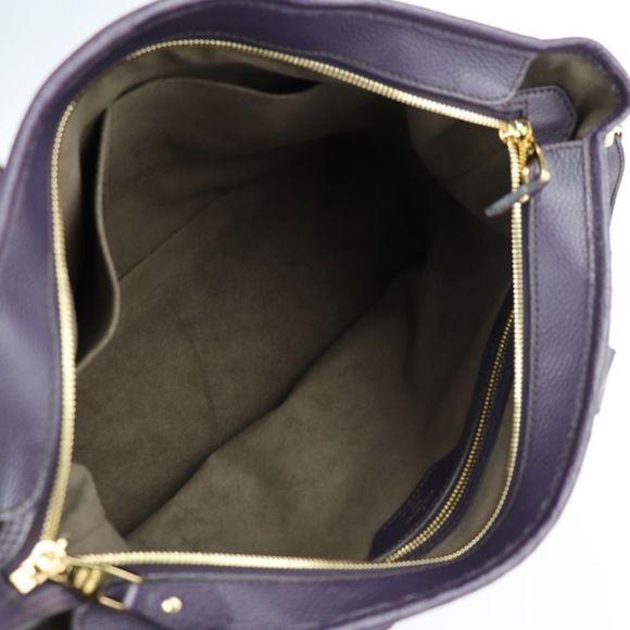 Louis Vuitton Stella PM Handbag Monogram Purple Gold Shoulder Tote Bag - Picture 9 of 9